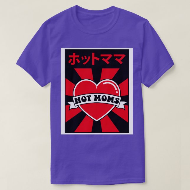 Ich Liebe heiße Mütter T-Shirt (Design vorne)