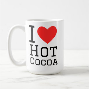 Ich liebe heiße Schokolade Kaffeetasse