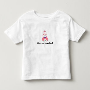 Ich Liebe heiße Schokolade! -kleinkind t-shirt