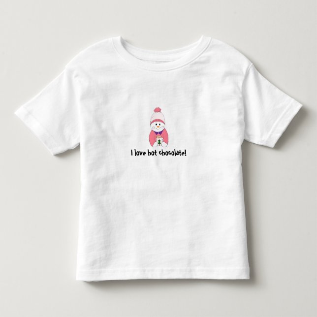 Ich Liebe heiße Schokolade! -kleinkind t-shirt (Vorderseite)