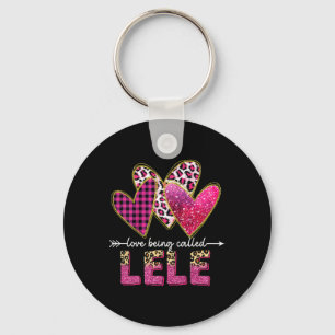 Ich Liebe heißt Lele Oma Valentine Mütter Schlüsselanhänger