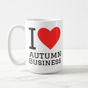 Ich liebe Herbst-Outfit Kaffeetasse