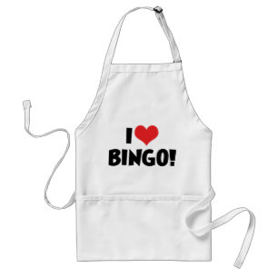 Ich Liebe Herz Bingo! - Bingo Lovers Schürze