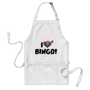 Ich Liebe Herz Bingo! - Bingo Lovers Schürze