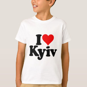 Ich liebe Herz Kiew Kiev Ukraine Ukr T-Shirt