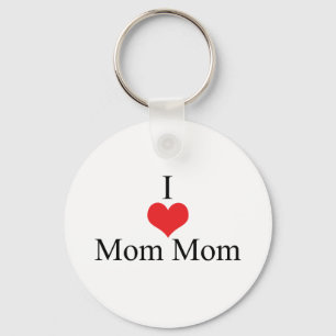 Ich Liebe (Herz) Mama Schlüsselanhänger
