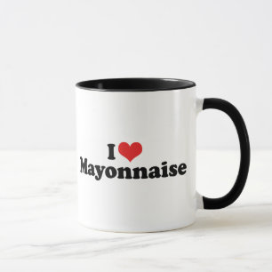 Ich liebe Herz-Mayonnaise - Mayonnaise-Liebhaber Tasse