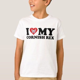 Ich liebe (Herz) meine Cornish Rex T-Shirt