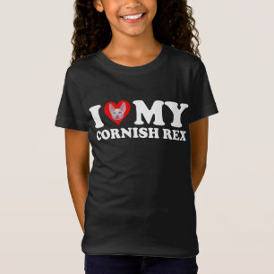 Ich liebe (Herz) meine Cornish Rex T-Shirt