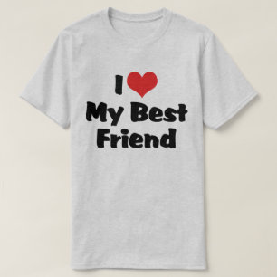 Ich liebe Herz meinen besten Freund - BFF T-Shirt