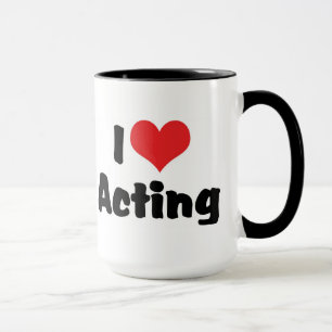 Ich liebe Herz-Schauspiel - Darstellende Kunst The Tasse