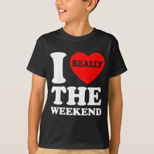 Ich liebe Herz-Wochenende Lustige Camping-Paar-Ges T-Shirt
