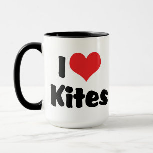 Ich liebe Herzdrachen - Drachenliebhaber Tasse