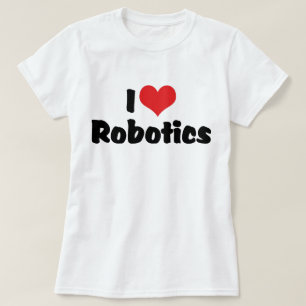 Ich liebe Herzrobotik - Robot Liebhaber T-Shirt