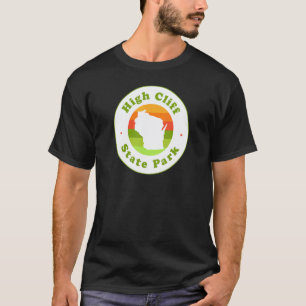 Ich liebe High Cliff State Park Wisconsin Wi Wande T-Shirt
