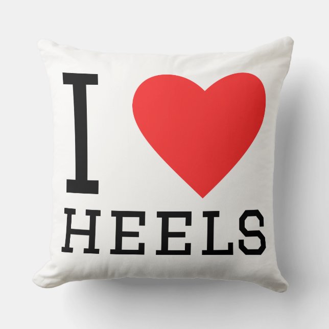 Ich liebe High Heels  Kissen (Vorderseite)