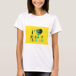 Ich liebe Hillary Clinton: Graffiti-Ausdruckskunst T-Shirt