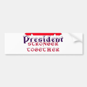 Ich liebe Hillary für USA Präsident Wir sind stärk Autoaufkleber
