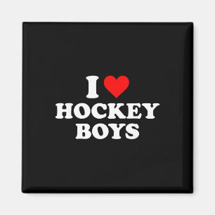 Ich liebe Hockey-Jungs  Magnet