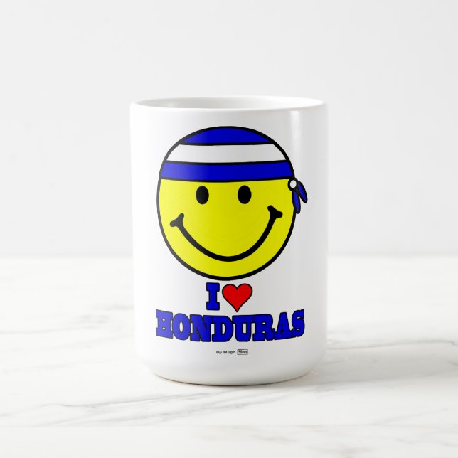 ICH LIEBE HONDURAS KAFFEETASSE (Mittel)
