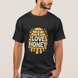 Ich liebe Honig Imker Bienenliebhaber T-Shirt