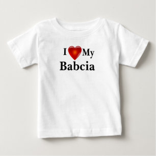 Ich Liebe höre mein ukrainisches Babcia-Shirt Baby T-shirt