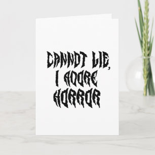 Ich liebe Horror Karte
