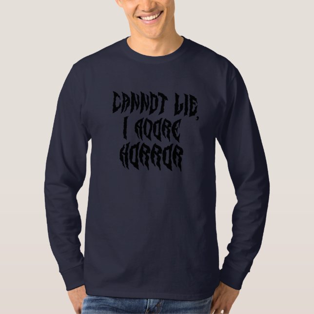 Ich liebe Horror  T-Shirt (Vorderseite)