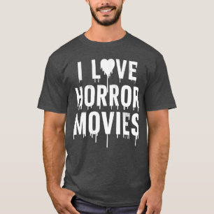 Ich liebe Horrorfilme am Halloween-Tag Freund T-Shirt