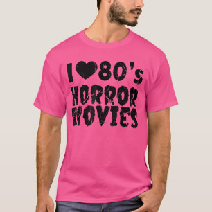 Ich liebe Horrorfilme der 80er Jahre Gruselige Hal T-Shirt