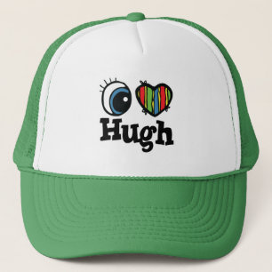 Ich liebe Hugh Truckerkappe