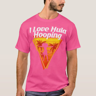Ich liebe Hula-Hoop-Jonglier-Wettbewerbe Tanzen T-Shirt
