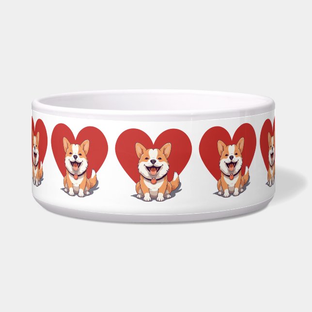 Ich liebe Hund Napf (Vorderseite)