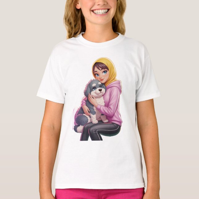 Ich Liebe Hunde T-Shirt (Vorderseite)