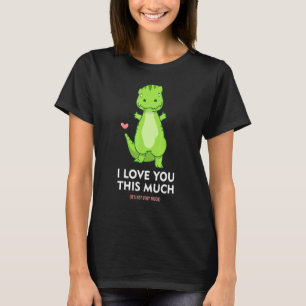 Ich Liebe Ihnen diese große Dinosaurier-Liebe Nied T-Shirt