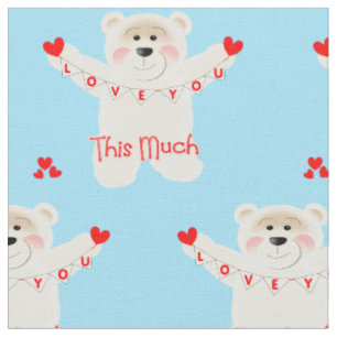 Ich Liebe Ihnen diese viel Niedliche Teddy Bären- Stoff
