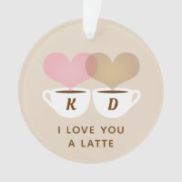 Ich Liebe Ihnen einen Post-Custom Monogram-Initial