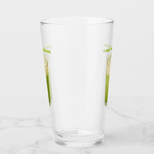 ICH LIEBE IHNEN SO MATCHA, MATCHA GREEN TEA-LIEBE GLAS (Rechts)