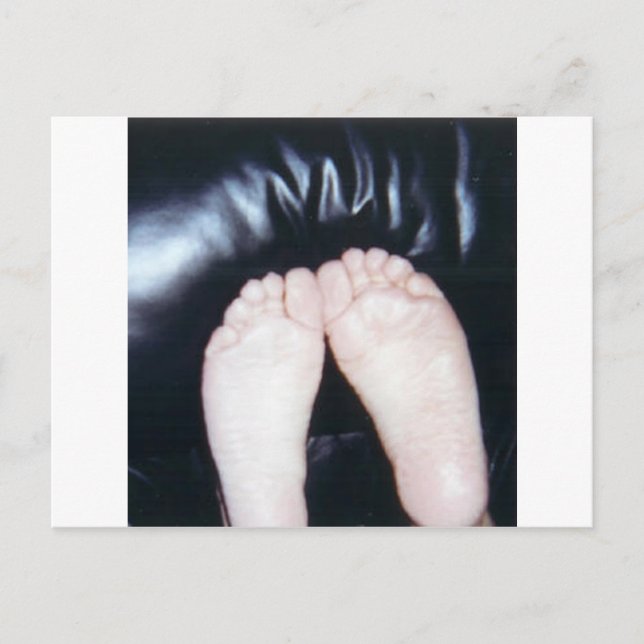 ICH LIEBE IHR FEET POSTKARTE (Vorderseite)