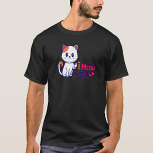 Ich Liebe, ihr Katze Sprichwort Fleisch Katzen T-Shirt