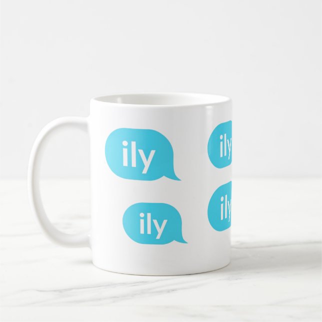 ICH LIEBE IHR TELEFALL KAFFEETASSE (Links)