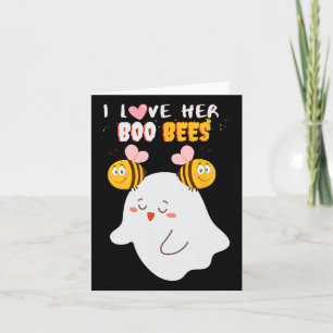 Ich Liebe Ihre Boo Bees Funny Halloween Couple Hus Karte