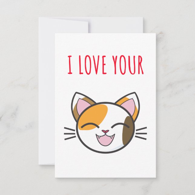 Ich Liebe Ihre Fotze Valentinstag-Karte Dankeskarte (Vorderseite)