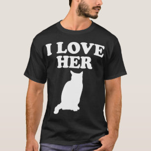 Ich Liebe ihre Kitty Cat Ich mag seinen Hahn passe T-Shirt