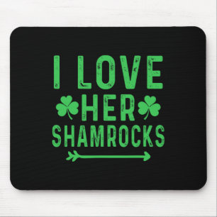 Ich Liebe Ihre Kleeblätter Shirts St Patricks Day Mousepad