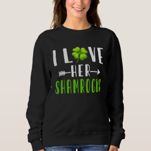 Ich Liebe Ihre Kleeblätter St Patrick S Day Paare Sweatshirt