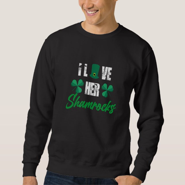 Ich Liebe ihre Kleeblätter Sweatshirt (Vorderseite)