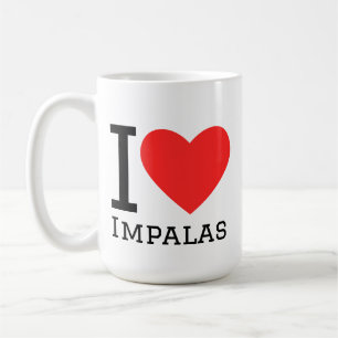 Ich liebe Impalas Kaffeetasse