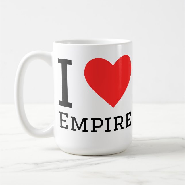 Ich liebe Imperium Kaffeetasse (Links)