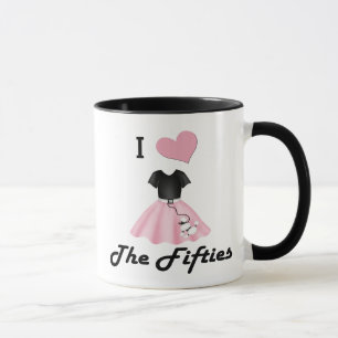 Ich Liebe in den 50er Jahren Tasse